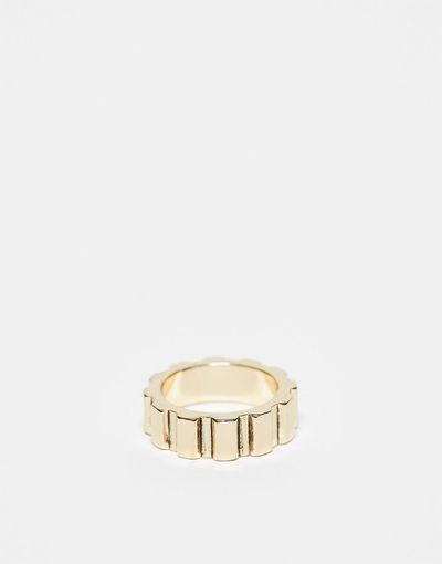 WFTW WFTW cog ring in gold