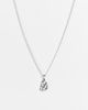 WFTW WFTW flame pendant necklace in silver - 1