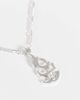 WFTW WFTW flame pendant necklace in silver - 2