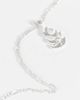 WFTW WFTW flame pendant necklace in silver - 4
