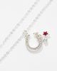 WFTW WFTW horseshoe pendant necklace in silver - 2