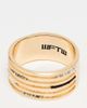 WFTW WFTW ring with crystal banding in gold - 4