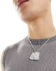 WFTW WFTW rodeo double dog tag necklace in silver - 1