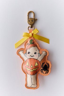 Whatever Makes You Happy Whatever! Makes You Happy Kewpie Creepy Carnival Icon Padded Satin Blind Box Keychain at Urban Outfitters