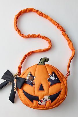 Whatever Makes You Happy Whatever! Makes You Happy X Kewpie Jack-O-Lantern Crossbody Bag in Orange, Women's at Urban Outfitters