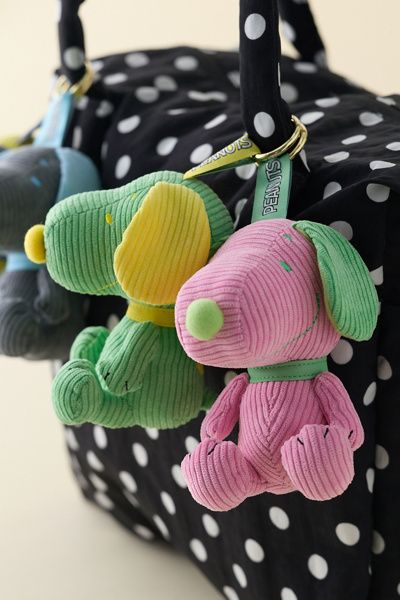Whatever Makes You Happy Whatever! Makes You Happy X Peanuts Snoopy Corduroy Blind Box Plushie Keychain at Urban Outfitters