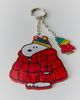 Whatever Makes You Happy Whatever! Makes You Happy X Peanuts Snoopy Puffer Swivel Mirror Keychain in Red at Urban Outfitters - 1