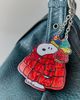 Whatever Makes You Happy Whatever! Makes You Happy X Peanuts Snoopy Puffer Swivel Mirror Keychain in Red at Urban Outfitters - 2