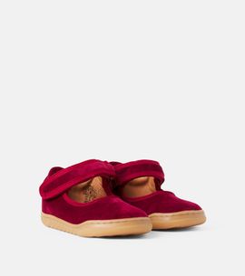 Wheat Wheat Audrey velvet ballet flats
