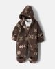 Wheat Wheat Baby Allo printed fleece onesie - 2