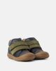 Wheat Wheat Ivalo suede-trimmed leather sneakers - 1