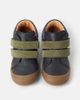 Wheat Wheat Ivalo suede-trimmed leather sneakers - 5