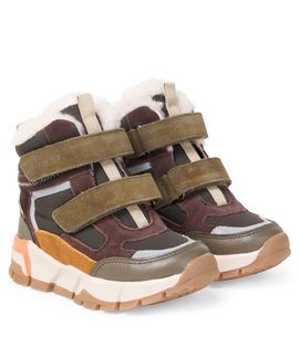 Wheat Wheat Lucka Tex leather-trimmed boots