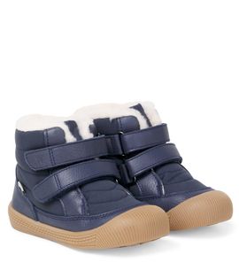 Wheat Wheat Tex leather-trimmed boots