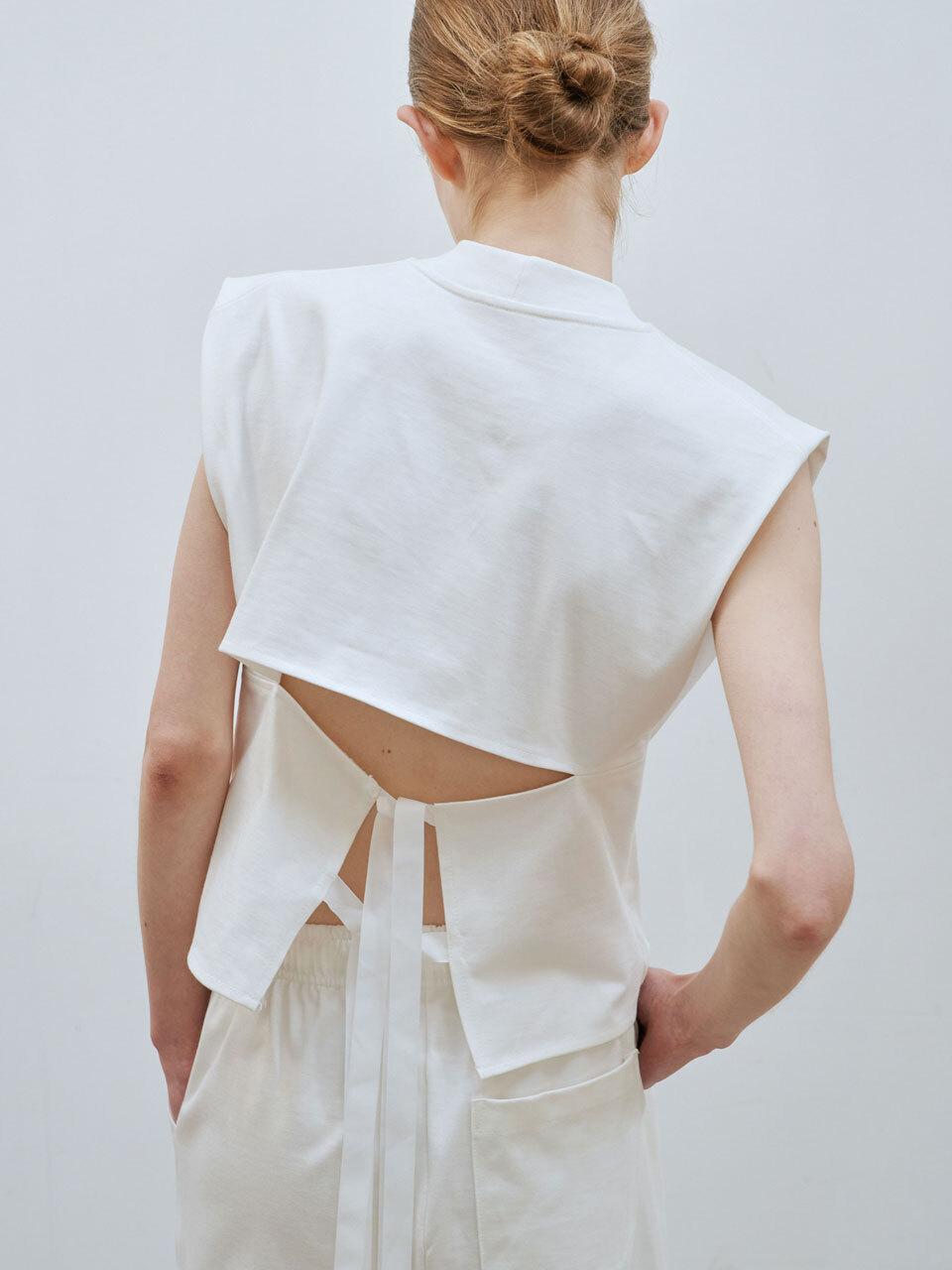 WHEN WE WILL Double Tape Sleeveless Top (3 Color)