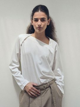 WHEN WE WILL Square Long Sleeve Top(3 Color)