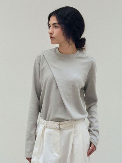 WHEN WE WILL WantNeck Shoulder Tee (3 Color)