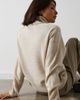 Whistles Whistles 100% Cashmere Seam Roll Neck Knit Jumper - 3