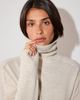 Whistles Whistles 100% Cashmere Seam Roll Neck Knit Jumper - 5