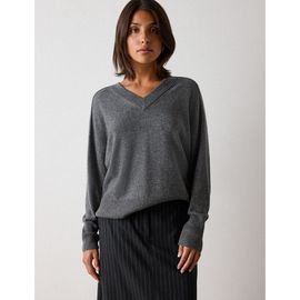 Whistles Whistles 100% Cashmere V-Neck Jumper