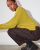 Whistles Whistles 100% Wool Seam Detail Crew Knit Jumper - 3
