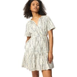 Whistles Whistles Abstract Stripe Short Dress