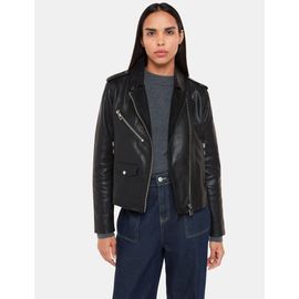 Whistles Whistles Agnes Pocket Leather Jacket