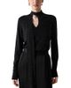 Whistles Whistles Annie Sparkle Tie Neck Top - 1