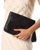 Whistles Whistles Avah Woven Leather Clutch - 2