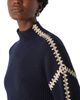 Whistles Whistles Blanket Stitch Wool Mix Knit Sweater - 4