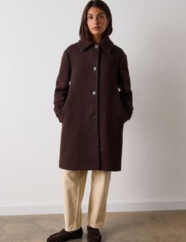 Whistles Whistles Boucle Wool Coat
