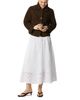 Whistles Whistles Broderie Cotton Midi Skirt - 2