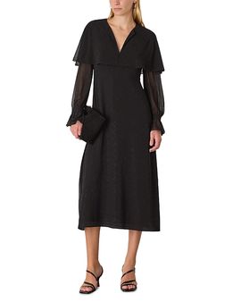 Whistles Whistles Cape Midi Dress