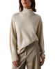 Whistles Whistles Cashmere Seam Detail High Neck Sweater - 1