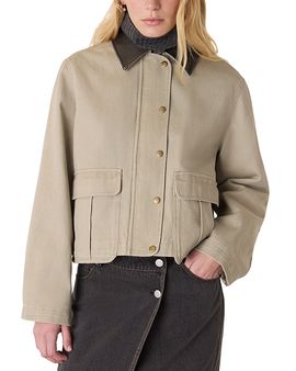 Whistles Whistles Casual Contrast Collar Jacket