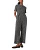 Whistles Whistles Check Short Sleeve Jumpsuit - 1