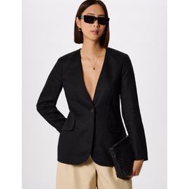 Whistles Whistles Collarless Linen Blazer