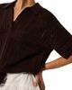 Whistles Whistles Crocheted Polo Sweater - 4