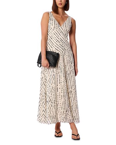 Whistles Whistles Dashed Spot Dobby Maxi Dress