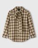Whistles Whistles Detachable Scarf Check Shirt - 2