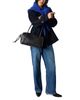 Whistles Whistles Double Breasted Wool Blend Peacoat - 2