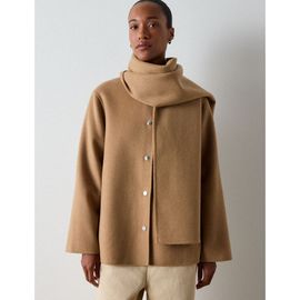 Whistles Whistles Double Faced Scarf Coat