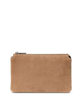 Whistles Whistles Elita Suede Pouch Clutch