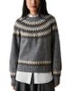 Whistles Whistles Fair Isle Round Neck Sweater - 1