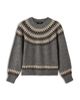 Whistles Whistles Fair Isle Round Neck Sweater - 6