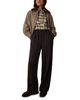Whistles Whistles Faux Fur Collar Bomber Jacket - 2