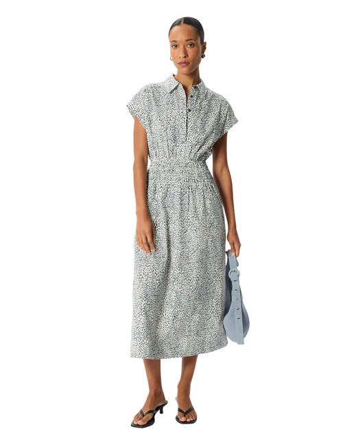 Whistles Whistles Flecked Animal Collared Dress