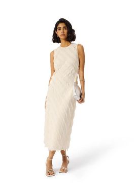 Whistles Whistles Fringe Textured Midi Dress