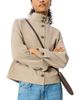 Whistles Whistles Funnel Neck Button Front Jacket - 3