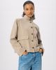 Whistles Whistles Funnel Neck Cotton Jacket - 1